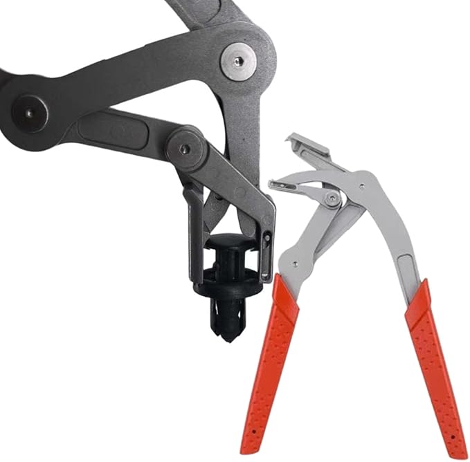 Plastic Clip Removal Tool, Panel Clip Removal Pliers, Electrical Disconnect Pliers, Heavy Duty Car Fastener Remover For Door Panels, Trim Clips, Rivets & Interior Panels (2)