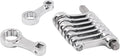 DISEN 9pcs Torque Adapter Set SAE, Durable Torque Wrench Adapter, Torque Adapter 3/8" Drive, 12 Point, Set Including 3/8", 7/16," 1/2", 9/16", 5/8", 11/16", 3/4", 13/16", 7/8"