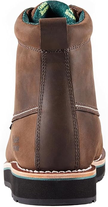 Golden Retriever 6''Composite/Soft Toe Work Boots For Men,Waterproof Wedge Moc Toe, Oil/Slip Resistant, Leather Welt, Industrial Construction Durty work Boots,EH G6155-G6255-G6355