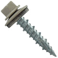 10 x 1 ASH Gray Metal Roofing Screws - Hex Washer Head- Self-Starting/Tapping - EPDM Washer. 1 Bag - 250 Screws