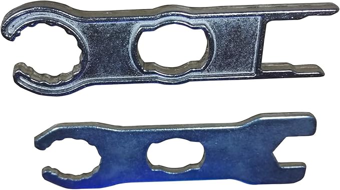 Sunway Solar Panel Connector Tool Works For Solar Connectors Assembly and Disassembly,Metal Spanner Wrenches Crimping Tool For Solar PV System Extension Cable Wire Kit- 1 Pair