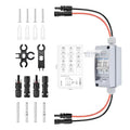 Mollom Solar Panel Disconnect Switch 400V 60Amp IP65 Breaker Box with 2P DC Miniature Circuit Breaker for PV Home Outdoor Battery
