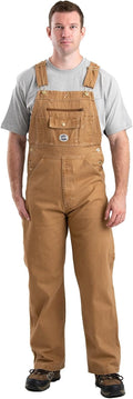Berne Men's Vintage Unlined Washed Duck Bib Overall