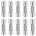 Baomain 10-Pack gPV Solar PV Fuse 6A 1000V DC, 10x38mm, 33kA Breaking Capacity, CE Listed for Photovoltaic Systems, Combiner Boxes (6 Amp.)
