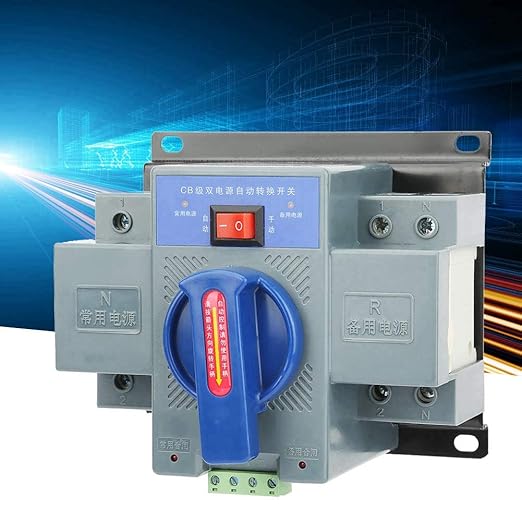 Automatic Transfer Switch 63A 2P Dual Power Automatic Transfer Switch for AC 50/60hz