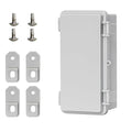 Waterproof Junction Box Outdoor Electrical Box Universal DIY Project Box for Indoor/Outdoor Use Latch Hinged Project Enclosure (7.8"x3.8"x2.9")