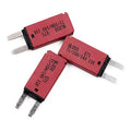 10A 12V Auto Reset Fuse Circuit Breaker ATM Low Profile Mini for Car RV Automotive Solar Marine - UL Certified - Self Resetting Fuses 10 Amp 12 Volt DC - Pack of 3