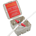 Open Splice Junction Box (Single), One-Piece Junction Box Splice Box. Repair Open Splices, 5 Second Installation Splice Box, Electrical Junction Box, Wire Junction Box