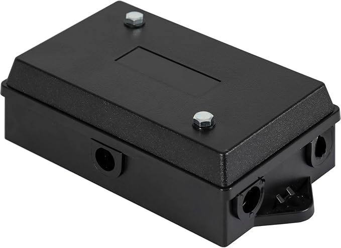 Buyers Products 5601114 14 Terminal Junction Box, Durable Polymer Box With Plain Terminals, Weather-Resistant, Easy Consolidation for Truck Wiring, Semi-Truck Accessories