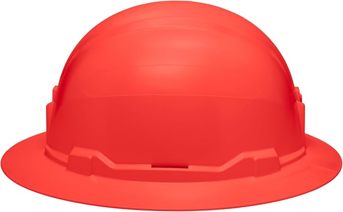 Klein Tools Hard Hat, Non-Vented Full Brim Style, Padded, Self-Wicking Odor-Resistant Sweatband, Tested up to 20kV