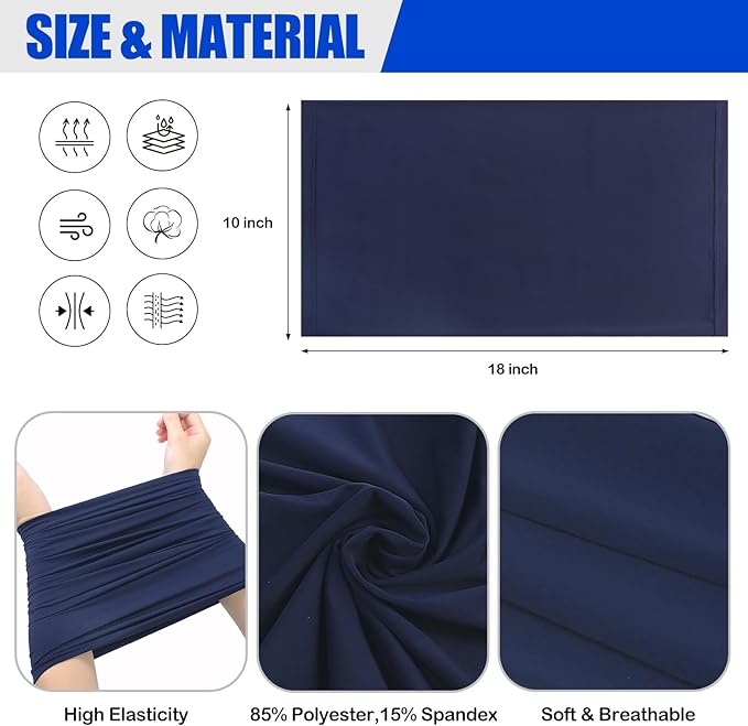 Mandydov Summer Cooling Neck Gaiter Face Mask Breathable Balaclava, UV Protection Wind Dust Proof Face Cover Scarf