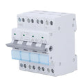 63A 4 Pole DIN Rail Transfer Switch, 400V AC Dual Power Manual Changeover Isolator Switch for Generator Backup, Solar PV System