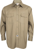 100% Cotton Mens Fr Shirts 7.5oz Flame Resistant Shirts NFPA2112 Men's Fire Retardant Welding Shirts