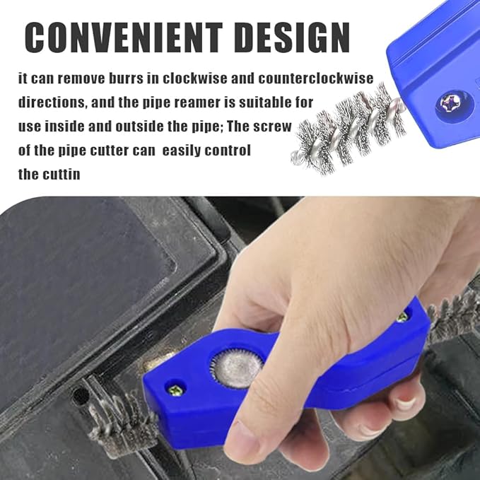 2PCS Car Battery Terminal Cleaning Brush, 4 in 1 Anti-Rust Auto Battery Cleaner with Steel Wire, Universal Car Accessories Battery Cleaner Tool Perfect for Battery Terminals & Pipes