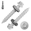 # 3/16 * 1-1/2 "174PCS 2lbs Gray hex Metal Sheet roof Screws, with Anti Rust Coating, # 10 * 1-1/2, with EPDM Washer and hex self Tapping, Used for Metal to Wood, Corrugated Roofs. 5 * 38mm