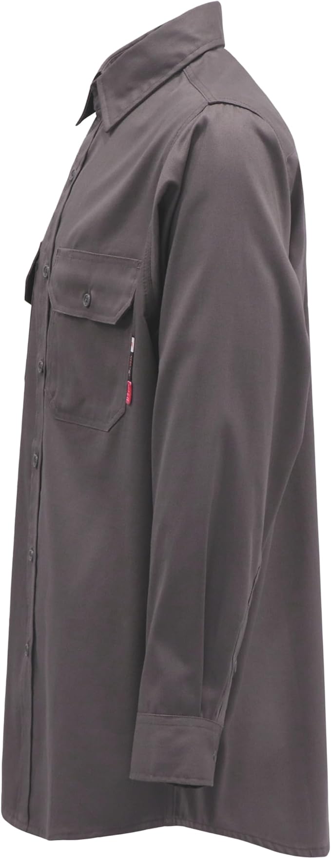 KONRECO FR Shirts for Men Fire Resistant Button Down Work Shirt 100% Cotton 6.5oz Lightweight Welding Shirts