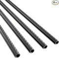 4pcs Carbon Fiber Tube 10mmx8mmx420mm.6/8/12/16/22/25/30mm Available, 3K roll Wrapped Twill Matte Finish