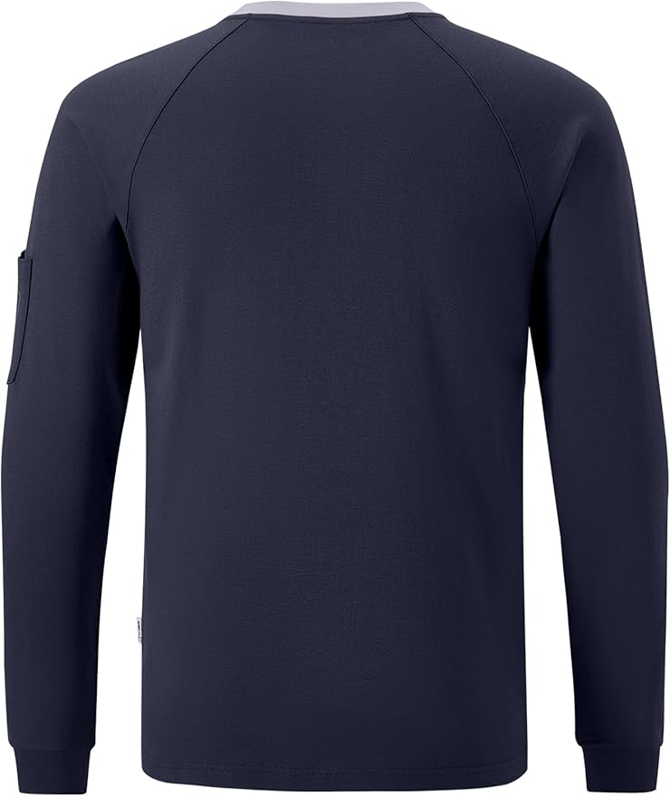 FR Shirts for Men Flame Resistant Shirts 6.5oz Light Weight Long Sleeve Fire Retardant Shirts CAT2/HRC2