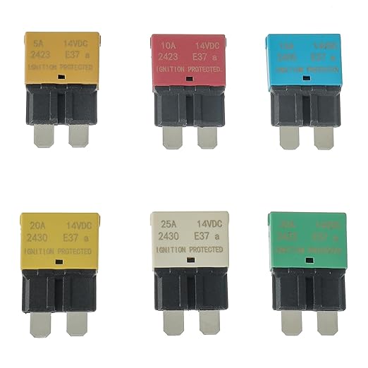 5A 10A 15A 20A 25A 30A DC 12V-14V Auto Re