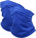 JHYWELL Cooling Neck Gaiter Face Mask, UV Protection Masks Gator, Windproof Bandana for Skiing, Fishing, Hiking, Cycling