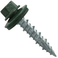 10 x 1 Evergreen Metal Roofing Screws - Hex Washer Head- Self-Starting/Tapping - EPDM Washer. 1 Bag - 250 Screws