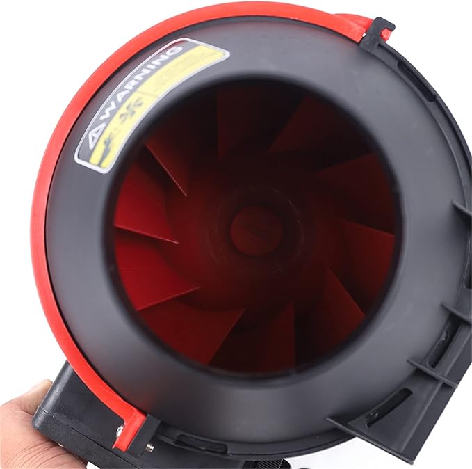 DNYSYSJ Quiet 4” Inline Duct Fan 310 M³/H, 182CFM Ventilation Kitchen Exhaust Fans Blower Fan Ductless Bathroom Exhaust Fan Ventilation For Kitchen Heating Cooling Booster, Ducting, Vents, Bathroom