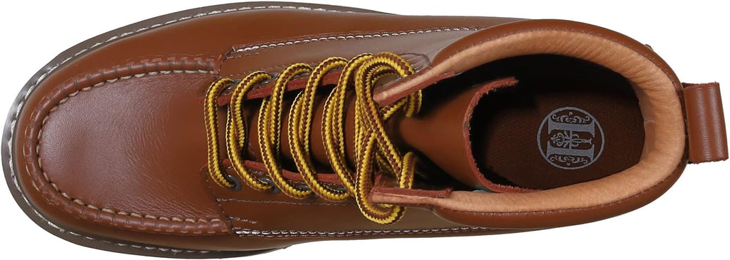 Work Boots for Men, 6" & 8" SureTrack Soft Toe Slip Resistant Moc Toe Mens Work Boots 84994/86994