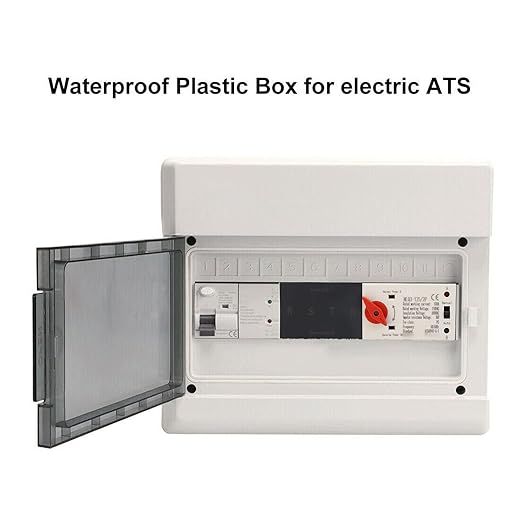 2P ATS Automatic Transfer Switch Din Rail Mounted Power Generator Changeover Switch Electrical Selector Switches AC110V 100A