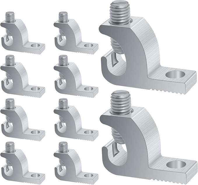 Pool Bonding Lug with Corrosion-Resistant and High-Conductivity Aluminum, 4-14 Wire Range(10 Packs)