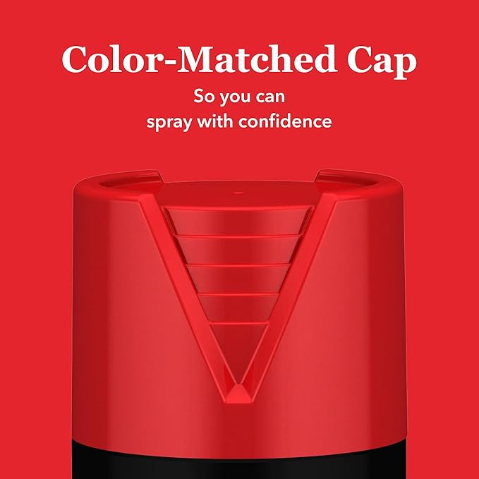 Krylon Fusion All-In-One Adhesive Spray Paint for Indoor/Outdoor Use, 12 oz, Red Pepper