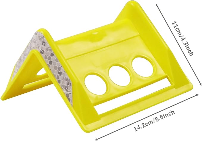 24Pack Flatbed Strap Protector Corner Edge Protector Plastic Yellow for Cargo Loads Box Truck Equipment Webbing to Protect Cargo