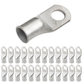 SELTERM 25pcs 3/0 AWG 1/2" Stud Marine Grade Tinned Copper Battery Cable Lugs, 000 Gauge Ring Terminals, UL Wire Lugs Electrical Cable Ends, Terminal Connectors