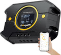 BougeRV Li 20A PWM Solar Charge Controller 12V 24V, Solar Panel Regulator w/Backlit Display, USB Port, Adjustable Parameter, for Lithium, AGM, SLD, Gel Battery, for RV, Off-Gird, Negative Ground
