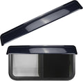 RV Visor Deflector, Rain Guard Extra Durable Sun Wind Air Side Vent Window Deflector Fits for 30inch Wide Window