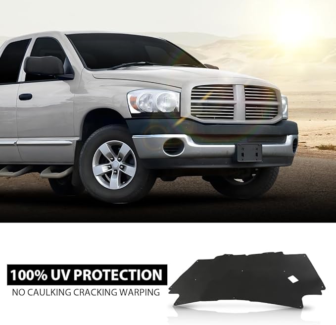G-PLUS Hood Insulation Pad with Clips Compatible with 2002-2008 Dodge Ram 1500 Gas Only, Not for Diesel