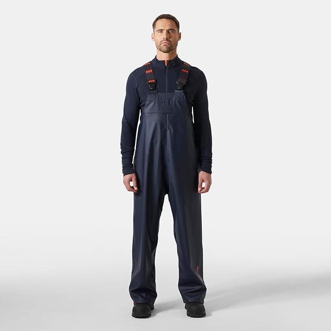 Helly Hansen Workwear Gale Waterproof Mens Bib Overalls Made from Heavy-Duty Protective Polyester/Polyurethane for Mobility