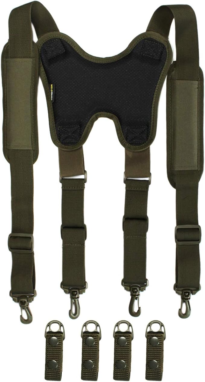 MELOTOUGH Tactical Suspenders For Duty Belt Police Suspenders 1.5 inch Police Suspenders for Law Enforcement Duty Belt