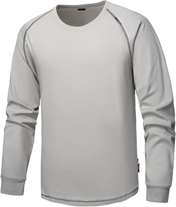 FR Shirt 6 oz Hi Vis Fire Resistant Flame Resistant Shirts for Men,Welding Shirt Cotton CAT2 Long-Sleeved Shirts
