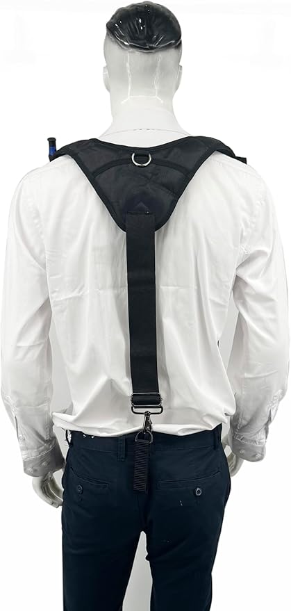Padded Tool Belt Suspenders 3 Hook Swivel Suspenders for Tool Belt Heavy Duty Work Suspenders