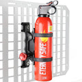 MOLLE Panel Fire Extinguisher Mount Kit-Aluminum Quick Release Car Fire Extinguisher Bracket for 1-2in Tactical Rigid MOLLE Panel Holes.Fire Extinguisher Holder Fits MOLLE Panels Accessories for Truck