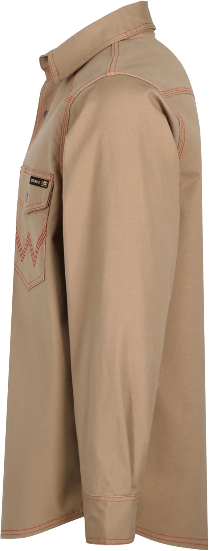 BOCOMAL FR Welding Shirts Heavyweight Stretch Canvas Snaps Down Reinforced Stitching Western Style Fire Resistant Jackets