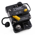 E9 70 Amp Circuit Breakers with Manual Reset | Surface Mount | 12V - 72V DC 70A Switchable