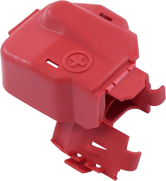 ApplianPar Battery Terminal Cover Red for Honda Accord 2.4 2003-2009, Element 2003-2009, CRV 2010-2011, Civic Si 2002-2003, for Acura RSX 2002-2006, TSX 2004-2014