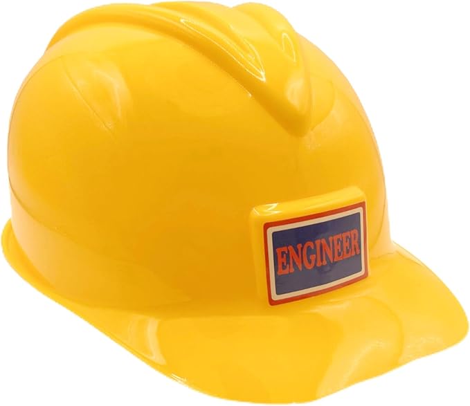 Yellow Construction Worker Hard Hat Costume Accessory