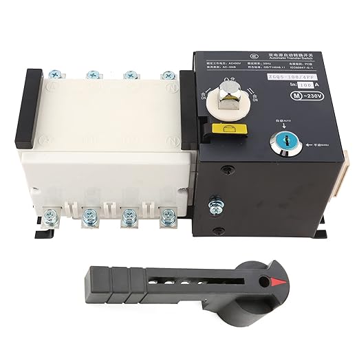 ZGQ5-100/4PF Power Automatic Transfer Switch 400V Flexible Auto Changeover Switch 100A 4P 4 Functions Handle Switch