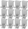 12pcs Solar Panel Holder Clamp Metal Fixed Bracket Clips for Solar Panels Design Outdoor for Home Use