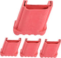 4pcs Household Non-Slip Ladder Feet Pads Durable Rubber Protectors for Step Ladders Thick Shock-Absorbing Design Suitable for Indoor and Outdoor Use