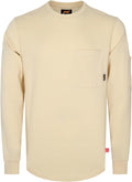 KONRECO FR Shirts for Men Crewneck 6oz Jersey Lightweight Flame Resistant Work T Shirt NFPA2112 CAT2