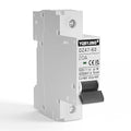 DC Circuit Breaker 20 Amp Solar Panel Disconnect Switch 12V-500V 1 Pole Miniature Solar Circuit Breaker for Outdoor PV Homes Battery, AC 110V DIN Rail MCB