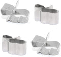 25PCS Stainless Steel Sunrunner Photovoltaic Cable Clips Trailer Frame Wire Clamp Clips